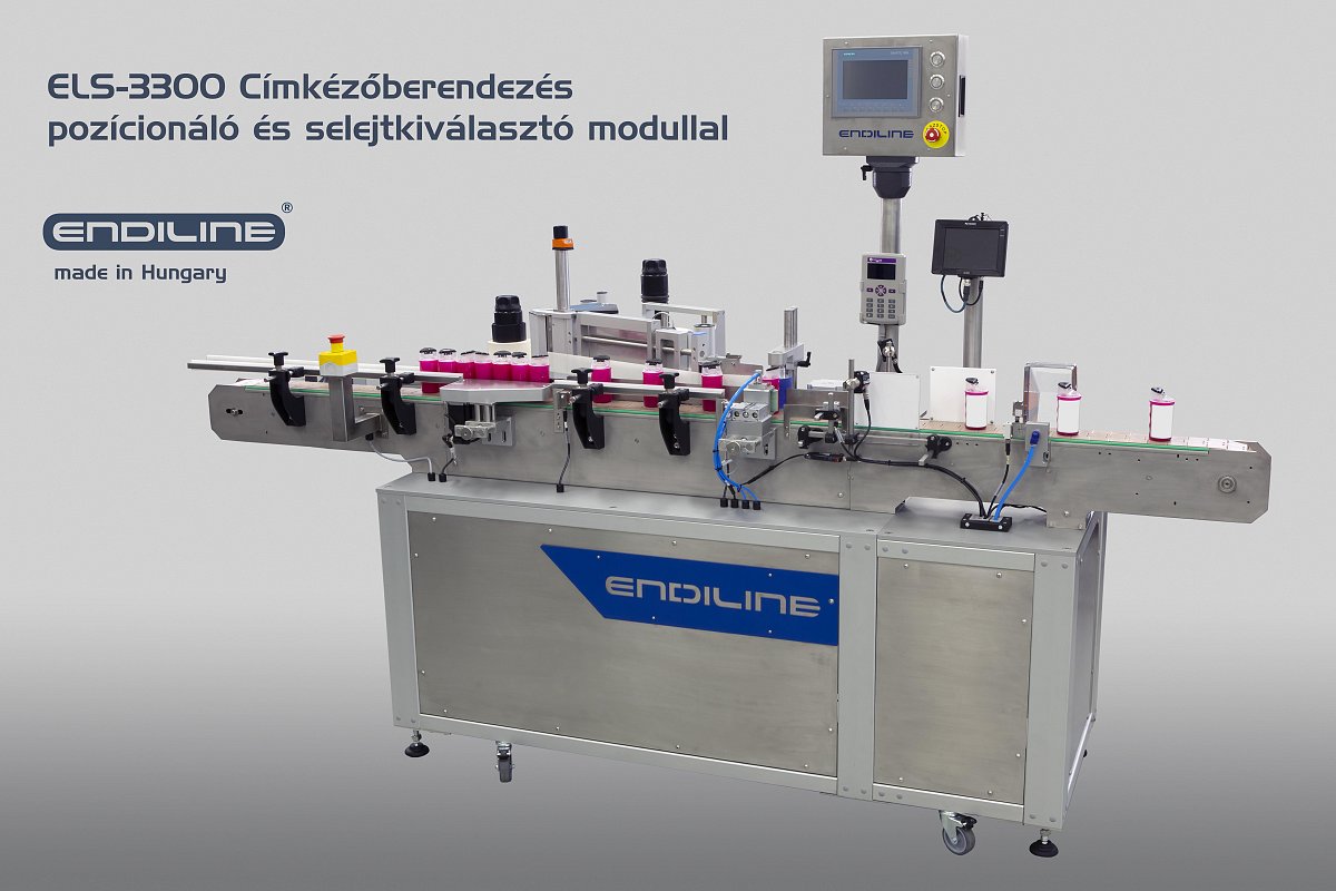 ELS-3300 Címkéző berendezés pozícionáló és selejt kiválasztó modullal image