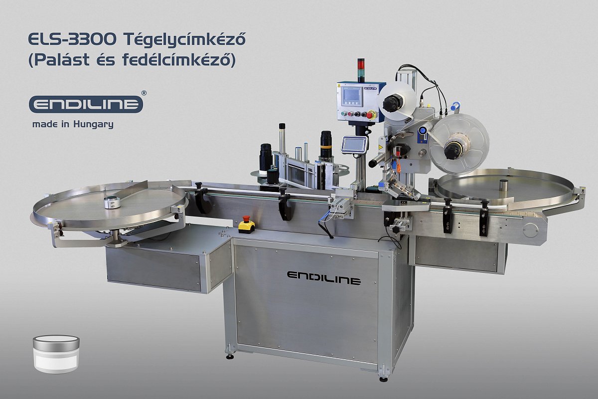 ELS-3300 Tégelycímkéző (Palást és fedélcímkéző) image