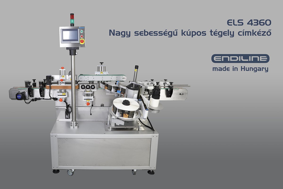 ELS 4360 Nagy sebességű kúpos tégely címkéző image